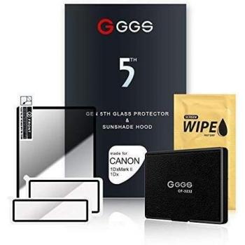 GGS Larmor 5th Gen Screen & Sunshade Hood Set for Canon 1D Mark, 1DX Series