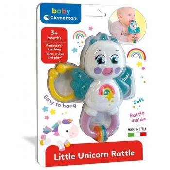 Clementoni: Baby Rattles Teething Unicorn Made In Italy