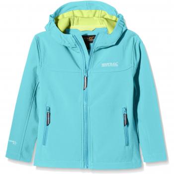 Regatta Tyson II Chaqueta Infantil Softshell Azul Atoll con Accento Lime Zest (T.3‑4)