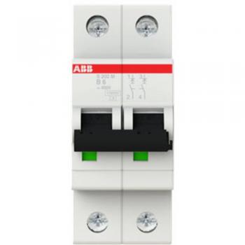 Interruptor automático ABB System Pro M Compacto 2CDS272001R0065 2P 6A Curva B