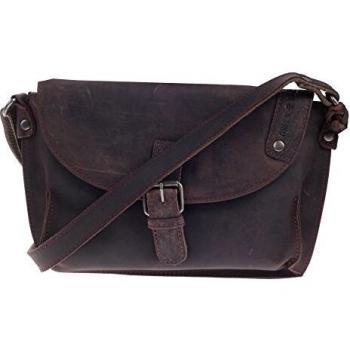 Greenburry Zeitloses Leder Umhänge-Accessoire – 23 cm