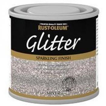 Glitter Paint Gold Silver Rainbow Spray Brush Toy Safe Wall Craft Hobby Top Coat