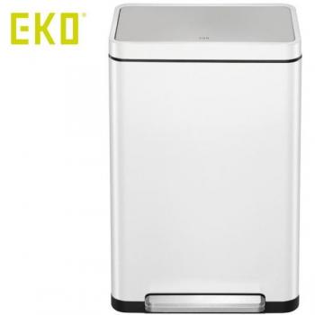 Cestino X‑Cube EKO 45 L Bianco: Pedale Extra Largo + Pattumiera 