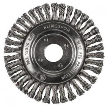 Cepillo para desobstrucción de tuberías diámetro 125 mm ancho 6 mm agujero 22.23 mm