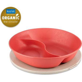 Contenedor Reutilizable Koziol Connect Separee 1.5L, 25x6 cm, Rojo, 4 Unidades