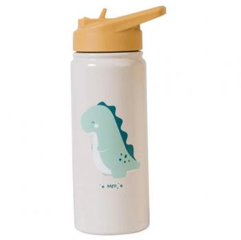 Garrafa Térmica Saro com Palhinha 500ml Mostarda