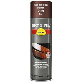 Rust-Oleum Hard Hat Metal Primer Spray Paint Red 500ml