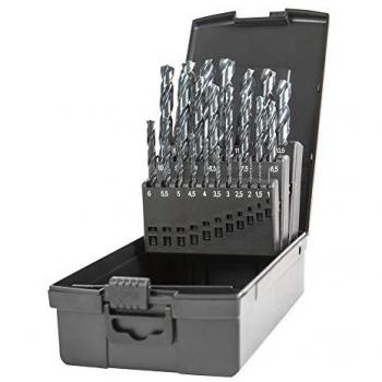 Kit Forets Hélicoïdaux STIER HSS‑R 25× Point de Centrage