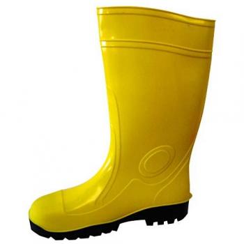 Bottes antidérapantes en nitrile jaune N.42