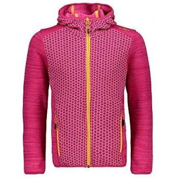 CMP Mädchen Fleecejacke 30E9865 – Bouganville Goji, Antracite, 116