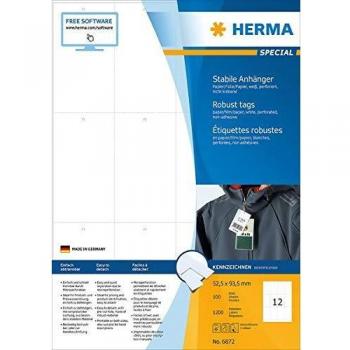 Herma Etichette Fissaggio Bianco A4 1200 Pezzi