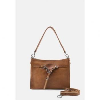 Braune Leder-Schultertasche Ride Easy – FREDsBRUDER