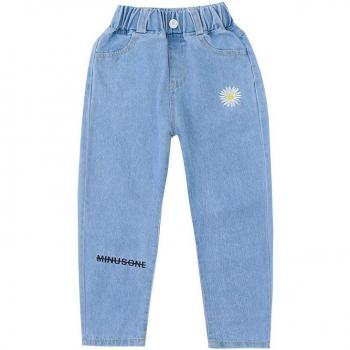Pantalones transpirables de media cintura floral