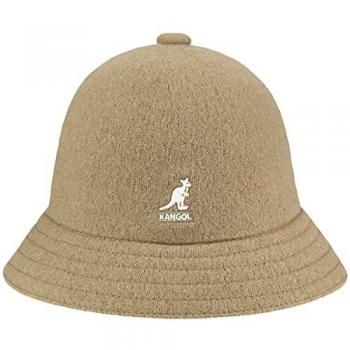 Wolliger Kangol Bucket‑Cap – Braun, unisex, L – casual