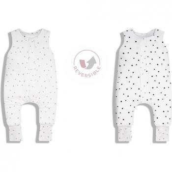 Sac de Couchage Bébé avec Jambes XS (6-12 mois) Motif Bicolore
