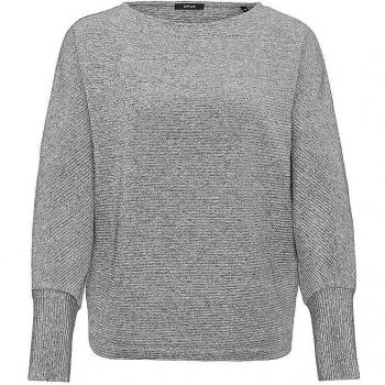 OPUS Damen Strickpullover Sedermi grau, Größe 40