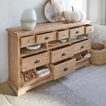 Rosenbraune Litchfield Kommode für Wohnzimmer