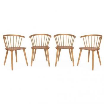 Chaises en bois et contreplaqué