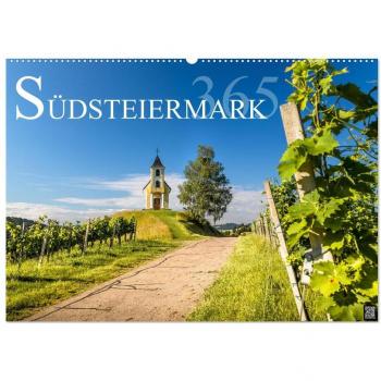 Südsteiermark365 (Wandkalender 2025 DIN A2 quer) CALVENDO Monatskalender