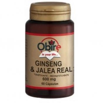 Ginseng Jalea Real 600 mg. 2x60 capsulas OBIRE