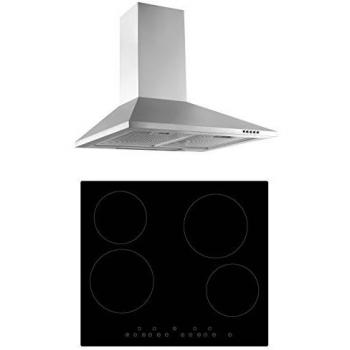 STainless 60cm Cooktop and Chimney Set – CET600
