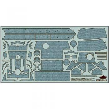 Panther G Tank Zimmerit Stickers for Tamiya 1/35 Model Kit