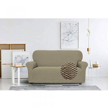 Couvre-canape Sogni e Capricci CD-FASH-TORTORA, gris tourterelle, 2 places