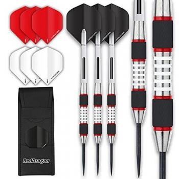 Evos 28 Gram Tungsten Darts Set with Flights Shafts and Wallet