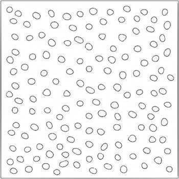 DIY Spotty Embossing Stencil 6x6 Inches