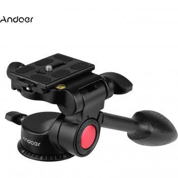 Andoer Professioneller 3D Video Kopf für Stative