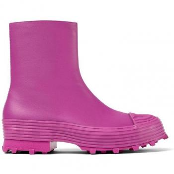Camperlab Calzado Unisex con Detalle Piel Morado