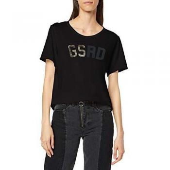 Camiseta G-STAR RAW Graphic 9 Cairn, Negro, Talla Mediana