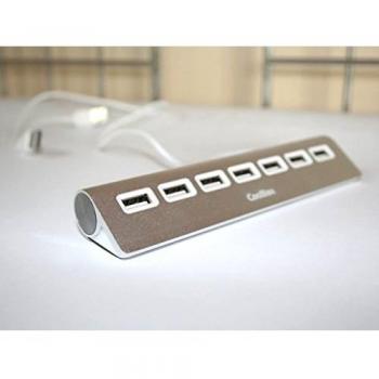 HUB 7 PUERTOS USB2.0 ALU-2 ALUMINIO COOLBOX