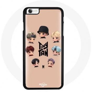 Coque iPhone 8 BTS TinyTAN Affiche RM Jin Suga J-Hope Jimin V Jungkook