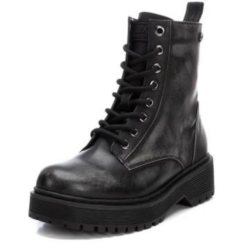 Botines de Mujer Xti Gris con Cierre de Cremallera y Cordones, Talla 37