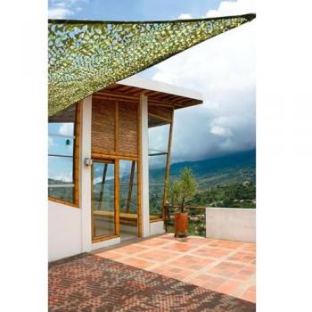 Toldo Militar 3x4 m “Camuflaje Verde” con Cuerda y Anillas de Acero