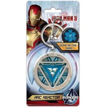 Porte-clé métal Iron Man 3 Arc Reactor