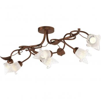 Ania Suspendu Bar Marron – 6x E14 (Lamkur Lighting)
