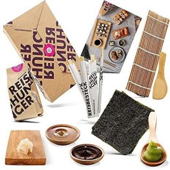 Reishunger Kit de Sushi Completo con Esterilla de Bambú