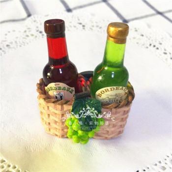 Réfrigérateur 3D aimant bouteille de vin rouge
