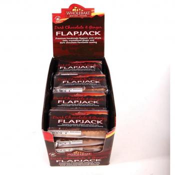 Wholebake Delicia Negra con Jengibre y Chocolate 80g x20