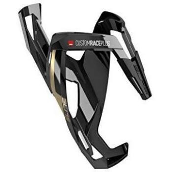 Elite Custom Race Plus Resin Bottle Cage Black / Gold