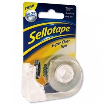 Sellotape Super Clear Tape Roll Extra-sticky 18mmx15m Ref 1443329