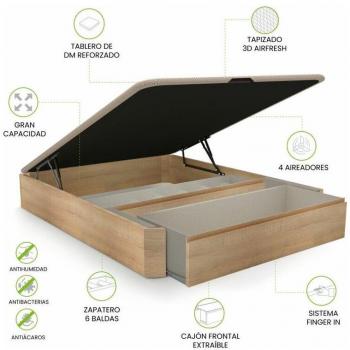 Canapé S‑Max 3D Premium – Color Roble 150×190 cm