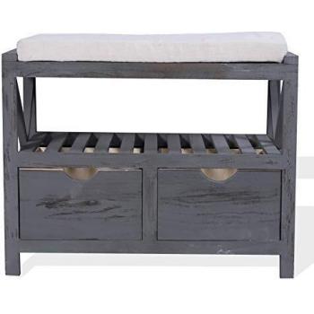 Panca grigia Lapacho in stile retrò