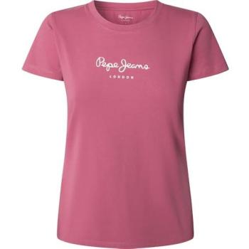 Pepe Jeans T‑shirt A Maniche Corte New Virginia – Slate Rose Pink S