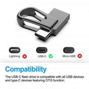 USB‑C Flash 2 en 1 TOPESEL