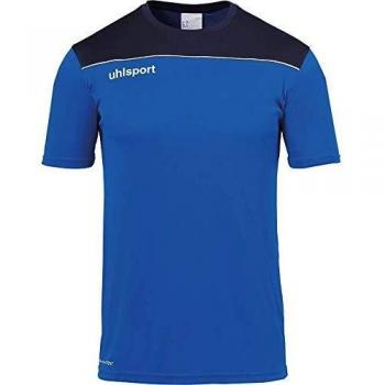 Uhlsport Herren Offense 23 Poly Shirt, weiß/schwarz/Anthra, L