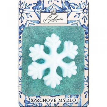 Savon fait main Flocon de Neige en glycérine 70 g