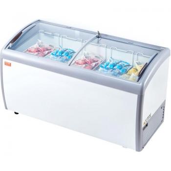 Congélateur à Crème Glacée avec Dessus en Verre 460L